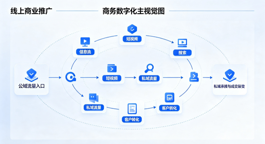 荆州线上商业推广怎么做？全域流量闭环搭建与低成本转化实战指南